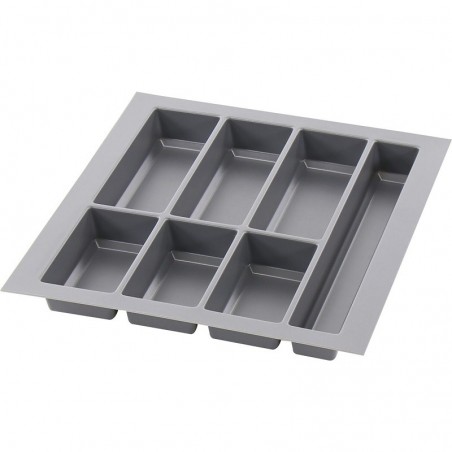 AGOFORM umetak za pribor za jelo Classico, šir. 405 mm, dub. 473 mm, tamno sivi