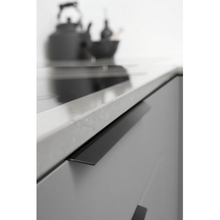 Profilna ručka Blaze 2, razm. rupa 2x160 mm, šir. 350 mm, aluminij crno mat čet.