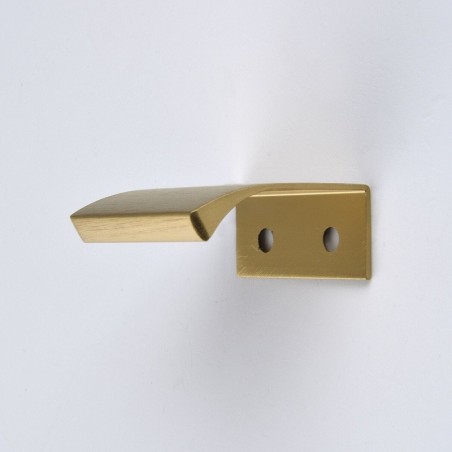 Profilna ručka Edge Straight razm. rupa 20, dulj. 40 mm, alum., mesing mat četk.