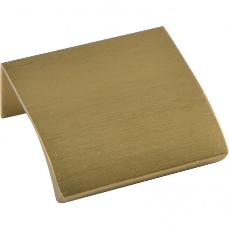 Profilna ručka Edge Straight razm. rupa 20, dulj. 40 mm, alum., mesing mat četk.