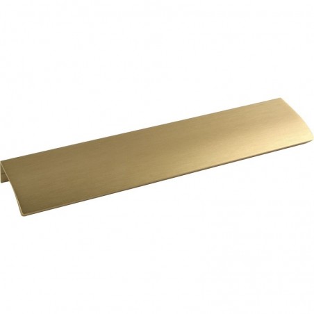 Profilna ručka Edge Straight razm. rupa 2x80, dulj. 200 mm, alum., mesing mat čet.