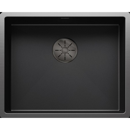 BLANCO CLARON 500-U InFino DARK STEEL EDITION INOX 18/10, ugradbeni sudoper bez dalj.upr. 527834