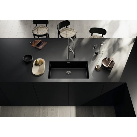BLANCO CLARON 700-U InFino DARK STEEL EDITION INOX 18/10, ugradbeni sudoper bez dalj.upr. 527835