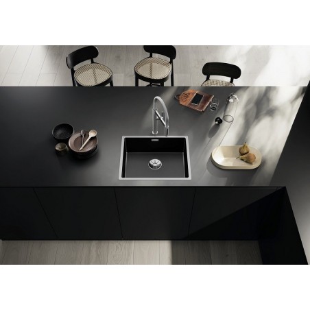 Blanco CLARON 500-IF InFino DARK STEEL INOX 18/10, sudoper bez dalj.upr. 527836