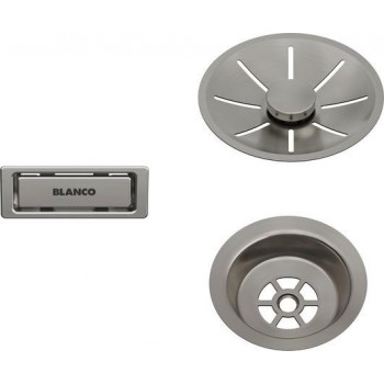 Blanco InFino set SATIN PLATINUM 207406