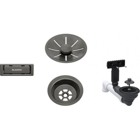 Blanco InFino set  bez daljinskog upravljanja SATIN DARK STEEL 207424