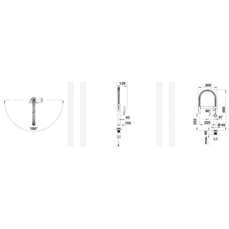 BLANCO CULINA-S II SENSOR slavina sa tušem PVD STEEL 527462