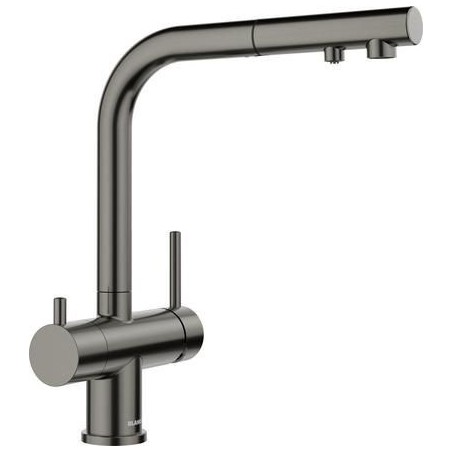 BLANCO FONTAS-S II slavina s tušem SATIN DARK STEEL 527737