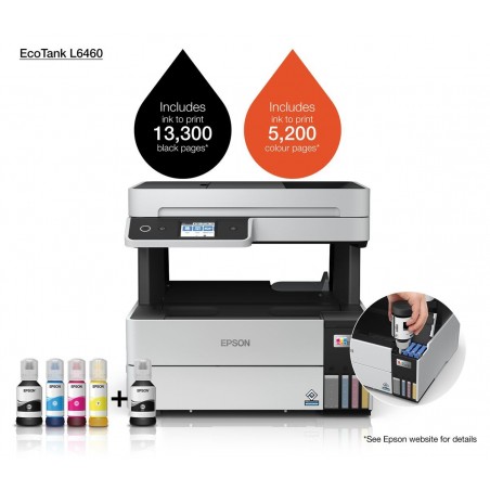Epson multifunkcijski printer inkjet EcoTank L6460