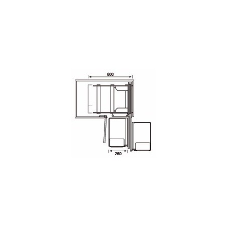 Kutna košara soft SOUS-CHEF 070440R1PZ