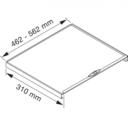 VS ENVI Space S sust.za razvrst.otpada 1x15,5L/2x7,5 L,ŠK 600mm,D 310mm,lavasiva