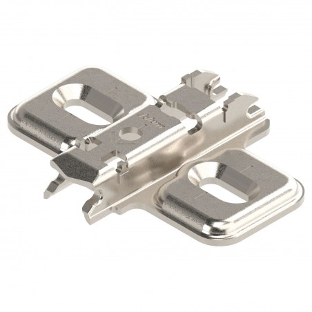 BLUM CLIP podložna pločica duga rupa, čelik, vijci, razmak 0 mm