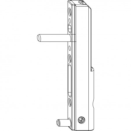 MACO kutna spojnica PVC, s 5 mm nosivim trnom, 120 kg