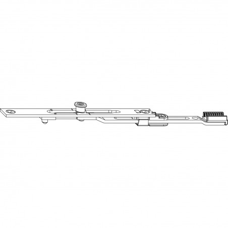 MACO MM nastavak produžni, 1 iS, D-140 mm, srebrne boje (201841)
