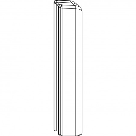 MACO pokrivna kapica kutnih spojnica PVC, titan (42095)
