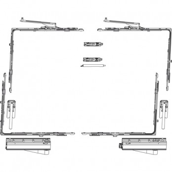 MACO SKB-Z kotač, shema A, 160 kg, odm. 13 mm, desno, srebrna (455508)
