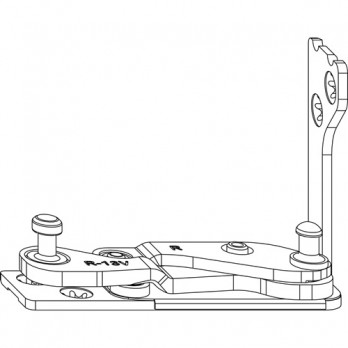 MACO kutni ležaj Multi Power, za PVC FT 24, 13V, DE, srebrna (215810)