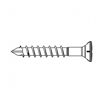 MACO posebni bušeći vijak POWER, drvo/PVC, 4,5x38 mm, TX 20, sreb. (367828)