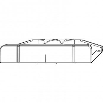 MACO upadnica zračnost 12 mm glatka, Eurofalc 18 mm 9V srebrna (34980)