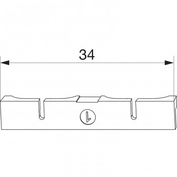 MACO-TRONIC dodatak za magnetski kontakt tip 4, PVC, bijeli (363185)