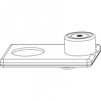 MACO-TRONIC adapter sa davateljem signala, glatko (57425)