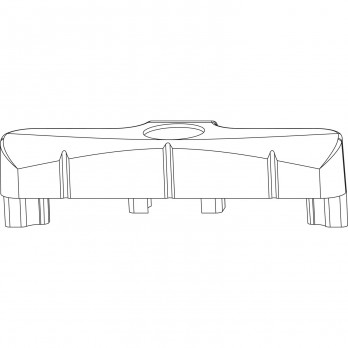 MACO upadnica Standard PVC 12/20-13, TROCAL 88+, srebrna (362173)