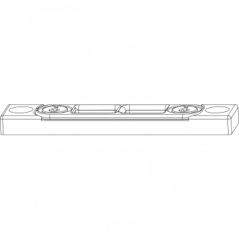 MACO upadnica zasuna utor 12 mm glatki, euronut 18 mm, 9V, +1mm (26745)