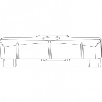 MACO upadnica HG PVC 12/20-13, GEALAN S 9001/KÖMMERLING88+, srebrna (361456)