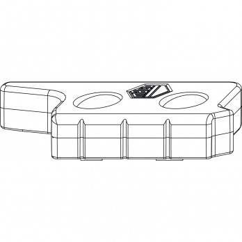 MACO MM upadnica podizača utor 12 mm, eurofalz 20 mm 9V srebrni lijevo (356327)