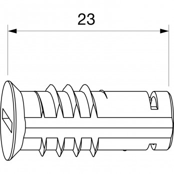 MACO-TRONIC magnet u cinčanom kućištu, srebrni (465323)