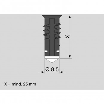 MACO-TRONIC magnet u cinčanom kućištu, srebrni (465323)