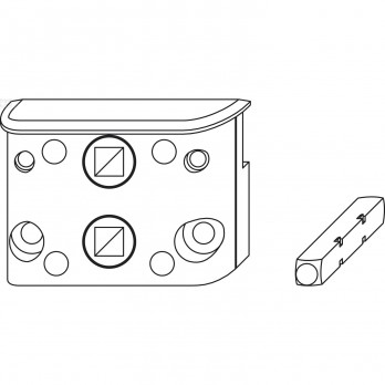 MACO međupogon, trn -3,5 mm, utor 4 mm, preklop 15 mm, 9V (10945)