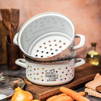 Metalac TAJNI SASTOJAK lonac za kuhanje na pari 2u1 SECRET INGREDIENT 18cm/3l