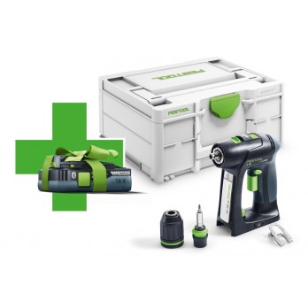 Festool C 18 Basic 4,0 - Set baterijska bušilica