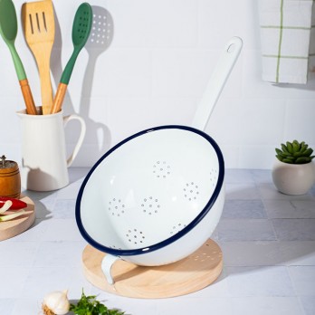 Metalac RETRO WHITE cjedilo sa ručkom 20cm