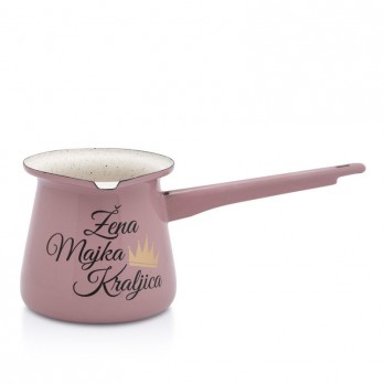 Metalac ŽENA MAJKA KRALJICA džezva 11cm/ 0,70lit