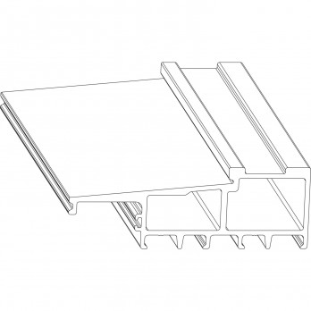 MACO osnovno tijelo praga Fiber Therm 180, duljina 6500 mm, srebrno (466671)