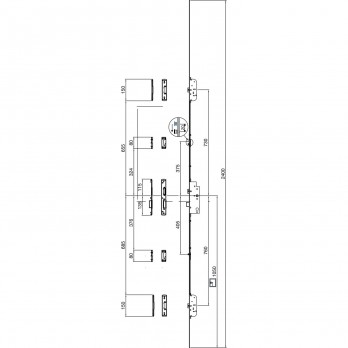 MFM brava Maco Z-TF PT MF- u brav., DM 65 mm, č. pl. 2400 x 20 x 3 mm čet., sr.
