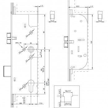 MFM brava Maco Z-TF PT MF- u brav., DM 65 mm, č. pl. 2400 x 20 x 3 mm čet., sr.