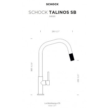 Schock TALINOS 545.120 EDM kuhinjska slavina
