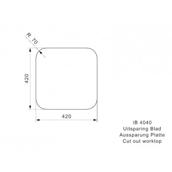 Reginox IB 4040 (L)  inox sudoper