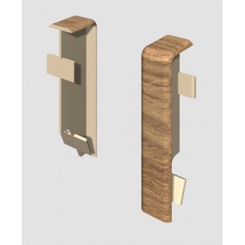 Spojni dio 2/1 hrast crveno smeđi za četvrtastu lajsnu 2400x14x60mm