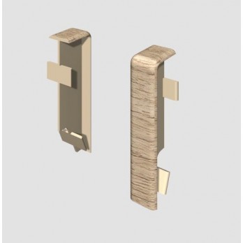 Spojni dio 2/1 hrast bež za četvrtastu lajsnu 2400x14x60mm