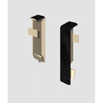 Spojni dio 2/1 kameno crni za četvrtastu lajsnu 2400x14x60mm