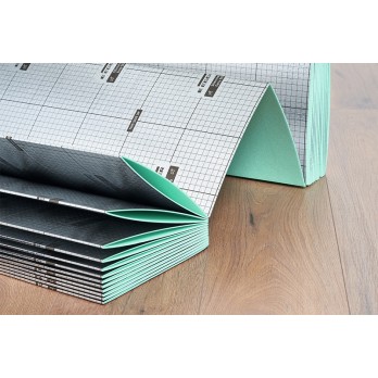 Podloga silenzio EASY SD 2mm x 12,5m x 1,2m zelena s ALU folijom - paket 15m2