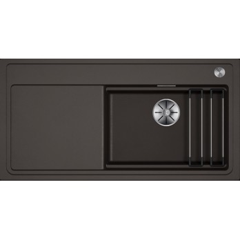 BLANCO ETAGON XL 6 S-F sudoper InFino  SILGRANIT, pribor inox nosači, s dalj.upr.