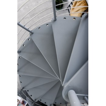Spiralne montažne stepenice Spino Smart Ø 140 bijele