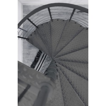 Spiralne montažne stepenice Spino Zink Color Ø 140 anthrazit