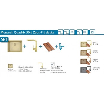 SET Alveus Monarch Quadrix 50 sudoper + Zeos-P slavina + DASKA I SIFON