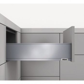 BLUM LEGRABOX pure SET visina K, BLUMOTION S, 40kg, ND 500, orion siva